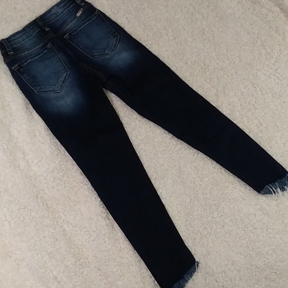 KanCan Skinny Distressed & Patche Jeans Size 25 - Picture 4 of 17